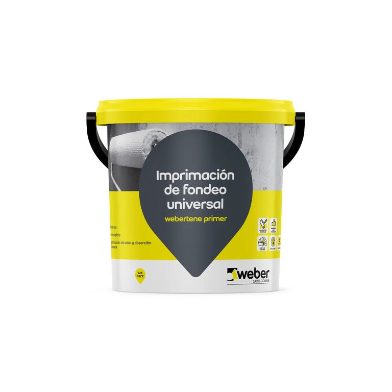 Base reguladora de absorção Webertine PRIMER 14L para fachadas