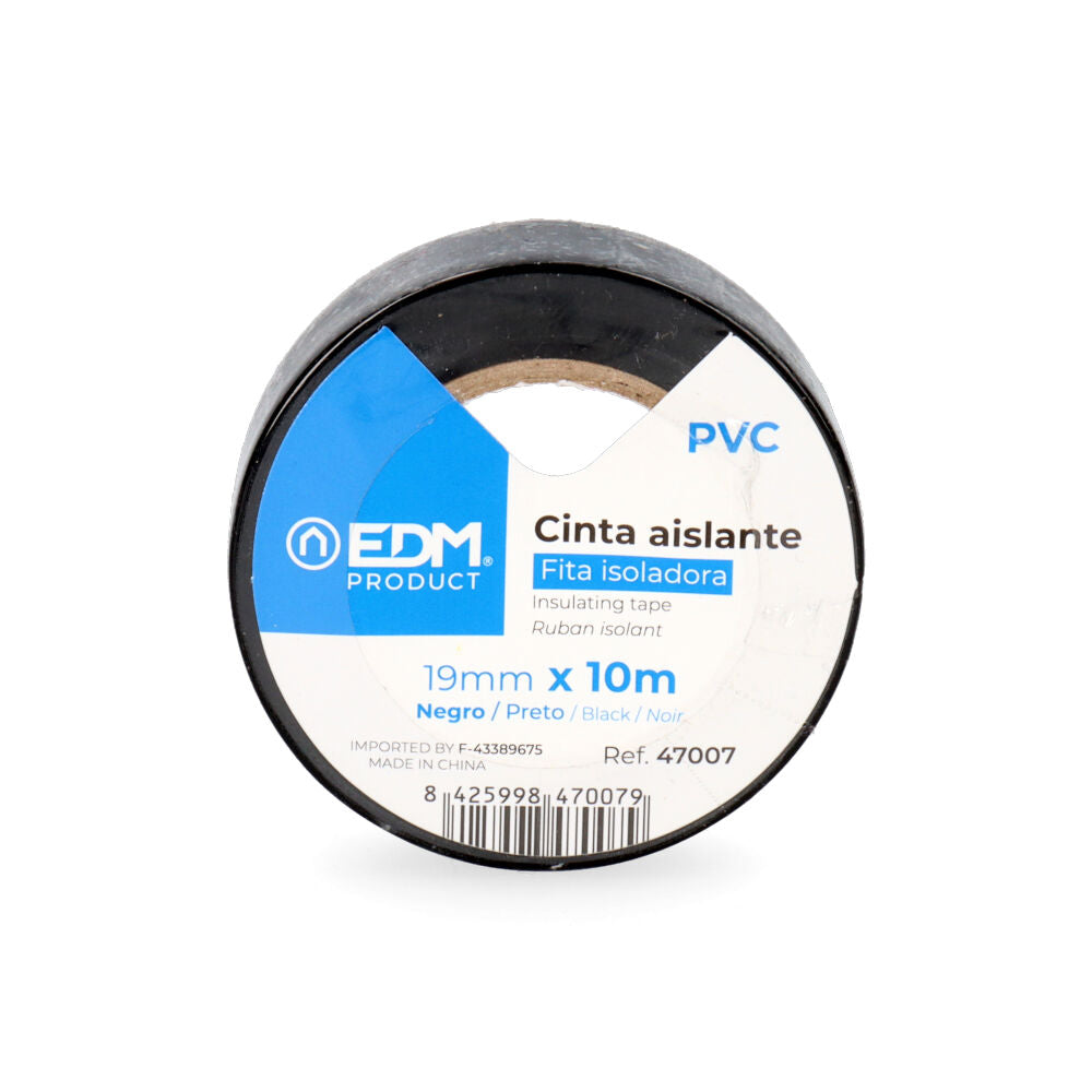 Fita isoladora de qualidade superior 19 mm x 10 m
