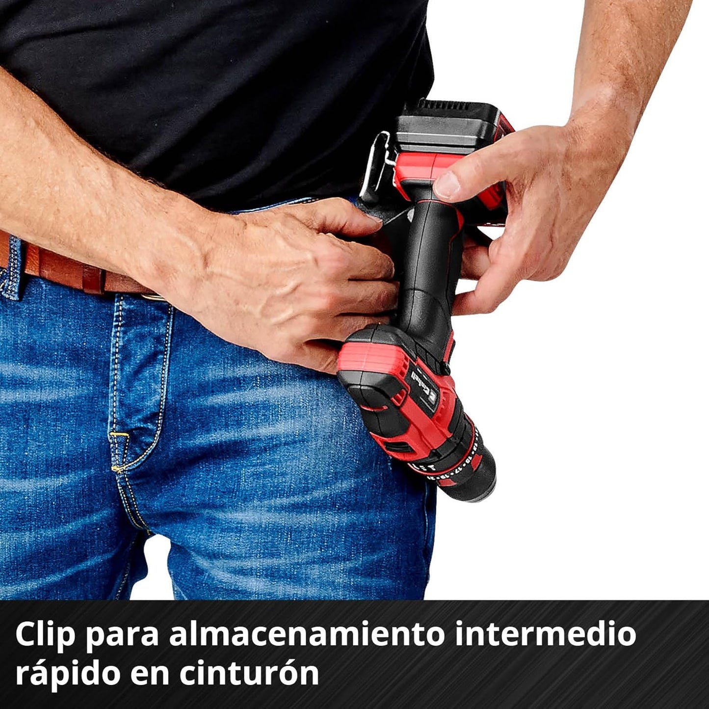 Martelo perfurador sem fio Einhell 18V com 1 baterias 2,5Ah e carregador TE-CD 18/44 Li-i