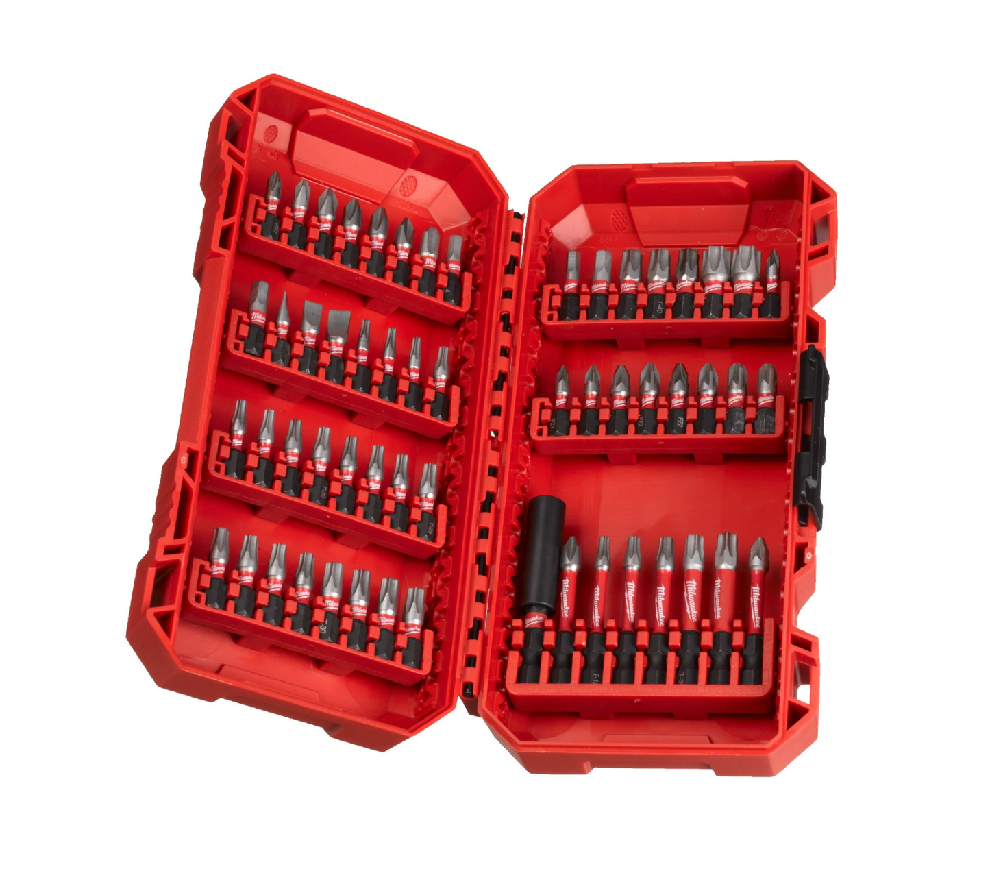 Estojo com 56 peças SHOCKWAVE Impact Duty Milwaukee