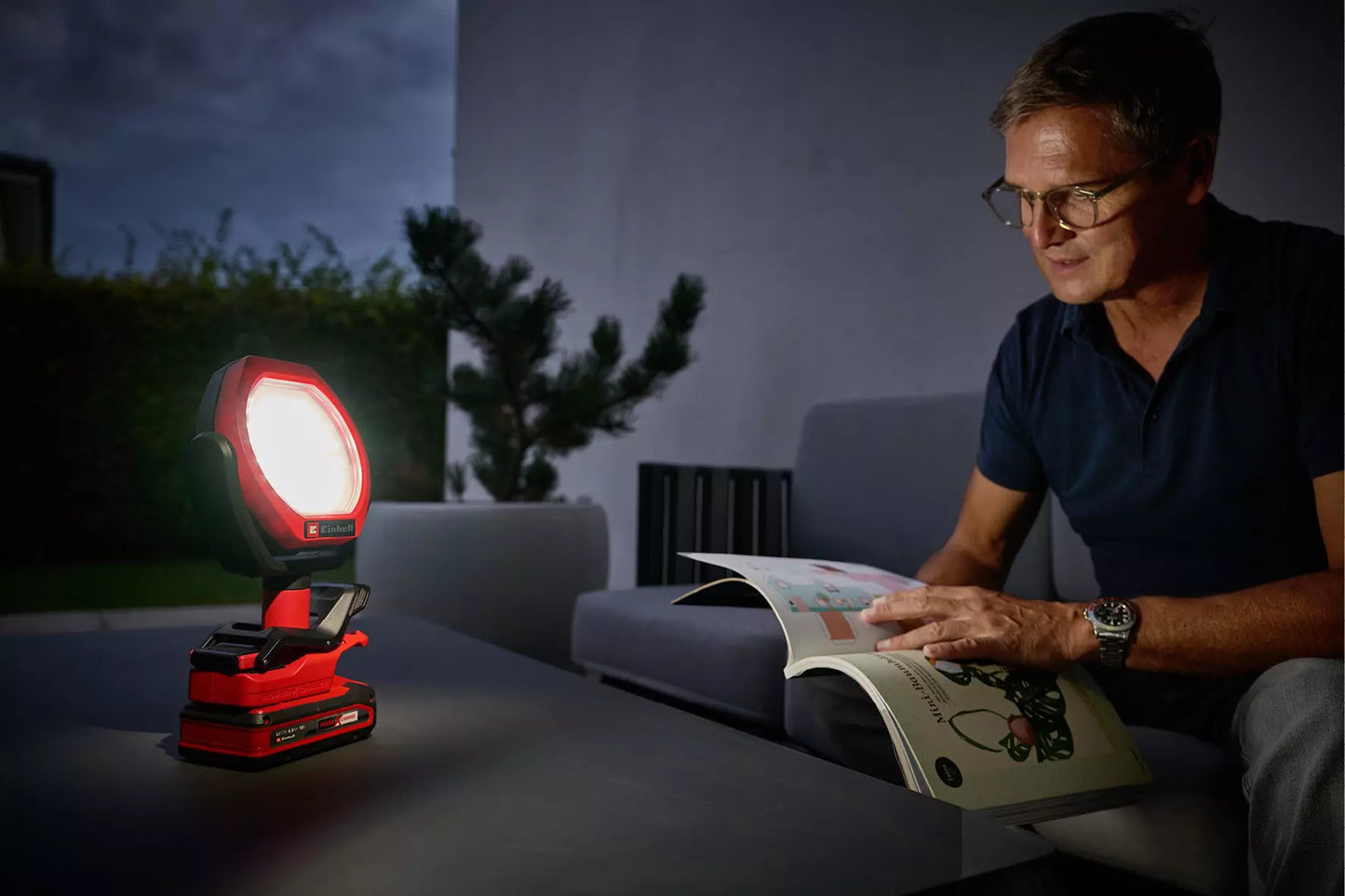 Luz de exterior sem fios GC-OL 18/1500 Li-Solo Einhell
