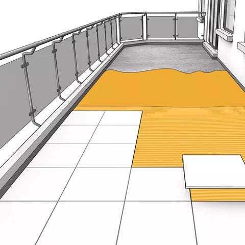 Adesivo elástico e impermeável para colagem de azulejos 10 L SikaBond T-8