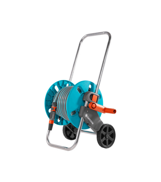Carro porta-mangueiras robusto e fácil de manusear 20m Gardena AquaRoll S