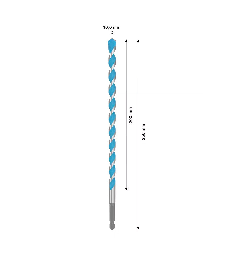 Broca multiconstrução EXPERT HEX-9 Bosch