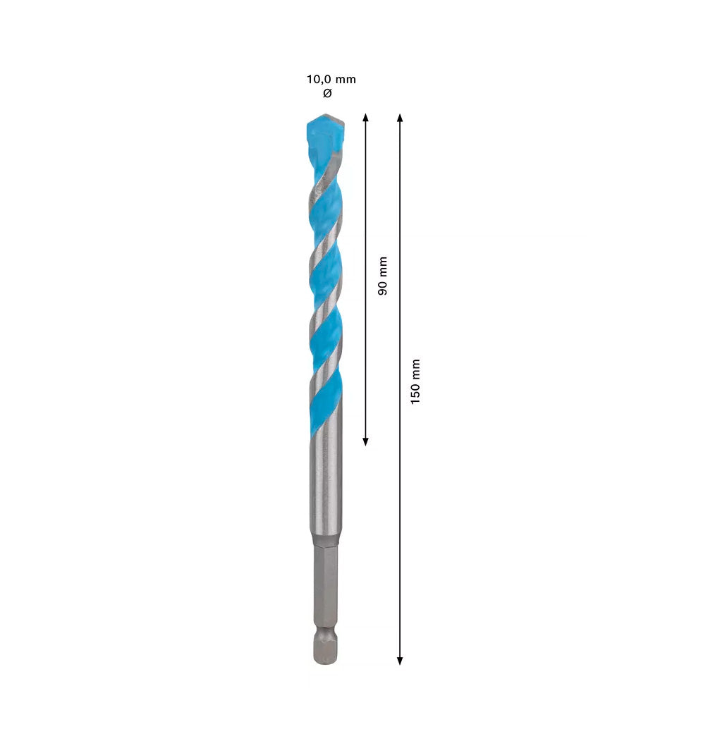 Broca multiconstrução EXPERT HEX-9 Bosch