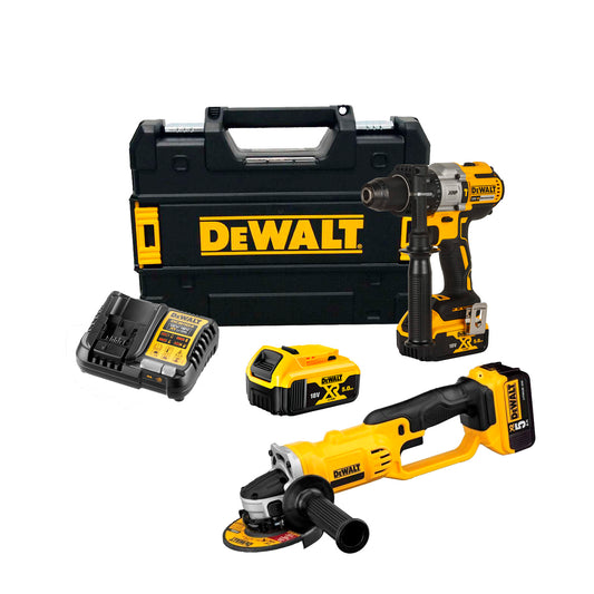 Combinação de broca de martelo Dewalt XRP DCD996P2 + moedor DCG412N