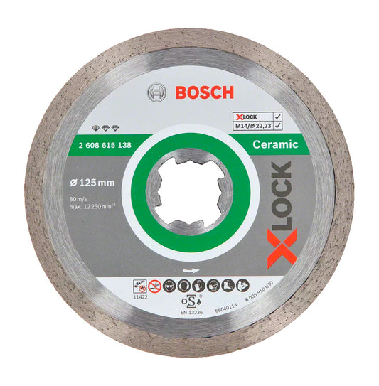 Disco de corte diamantado Bosch de cerâmica standard X-LOCK