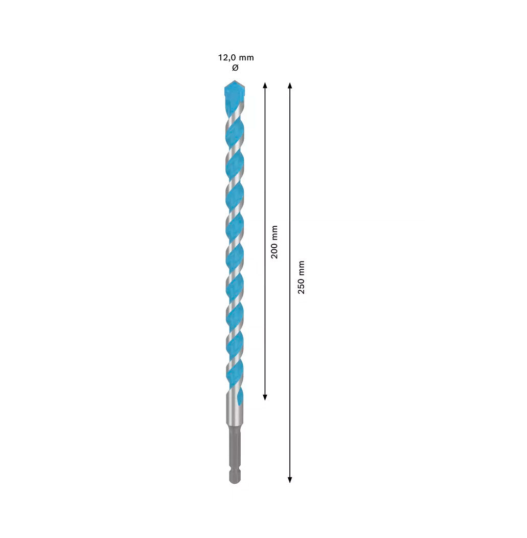 Broca multiconstrução EXPERT HEX-9 Bosch