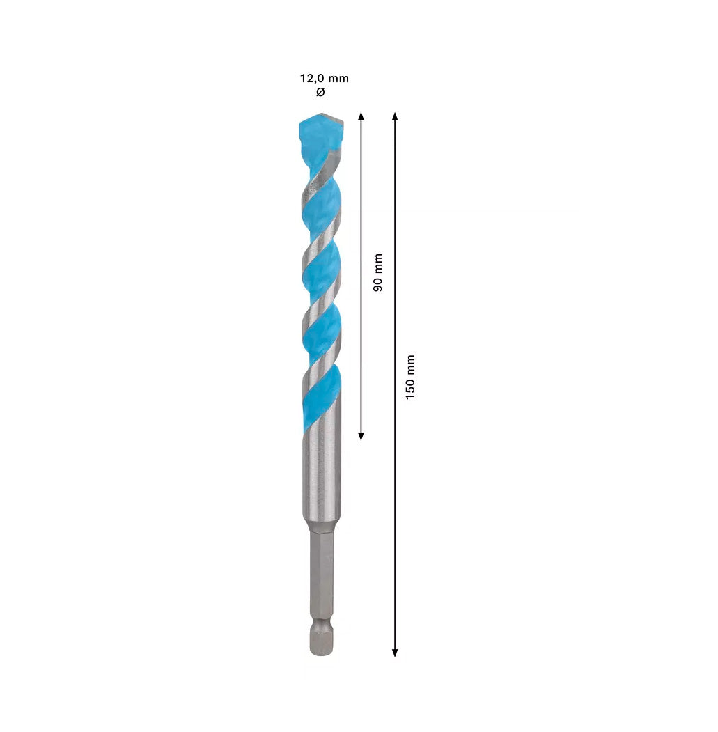 Broca multiconstrução EXPERT HEX-9 Bosch