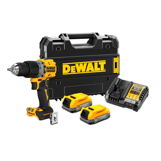 Berbequim de martelo compacto sem escovas Dewalt DCD805E2T XR 18V ​​POWERSTARCK