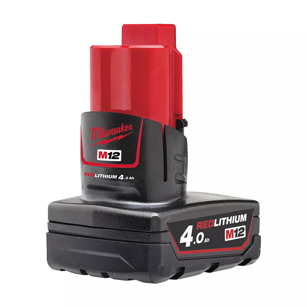 Pack Carregador + 2bat 4Ah Milwaukee M12 NRG-402