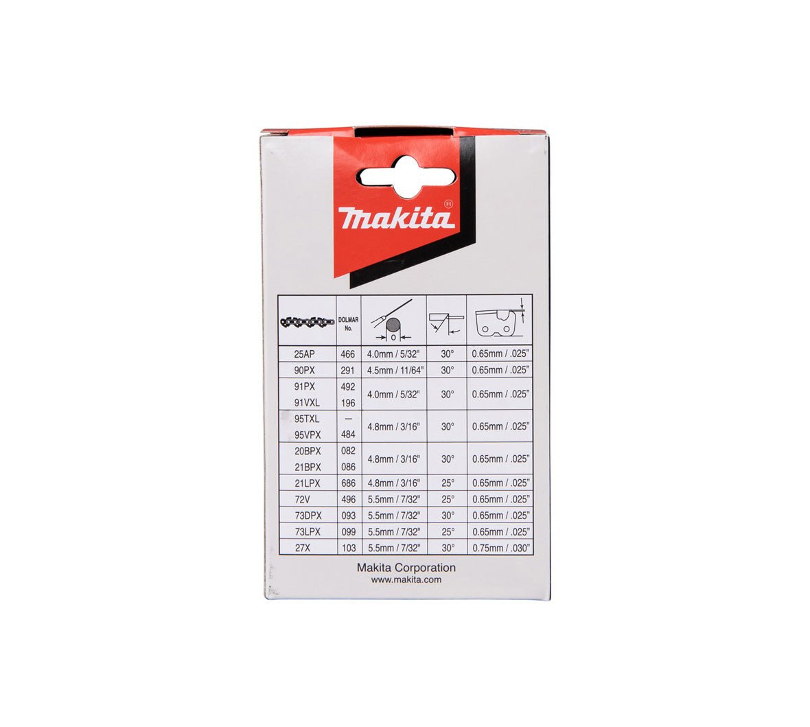 Corrente de motosserra 25cm 3/8" Makita 191H00-0