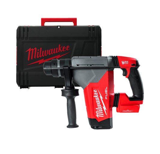 Martelo Combinado SDS-Plus 18V 32mm com mala Milwaukee M18ONEFHP-0X