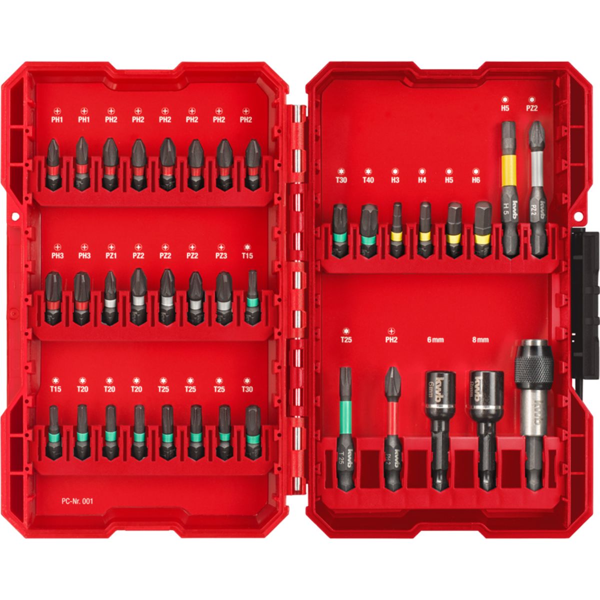 Jogo de bits 37pcs KWB 49109000