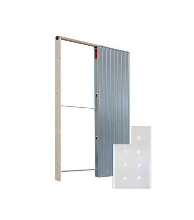 Estrutura de porta deslizante para parede de gesso cartonado 100mm
