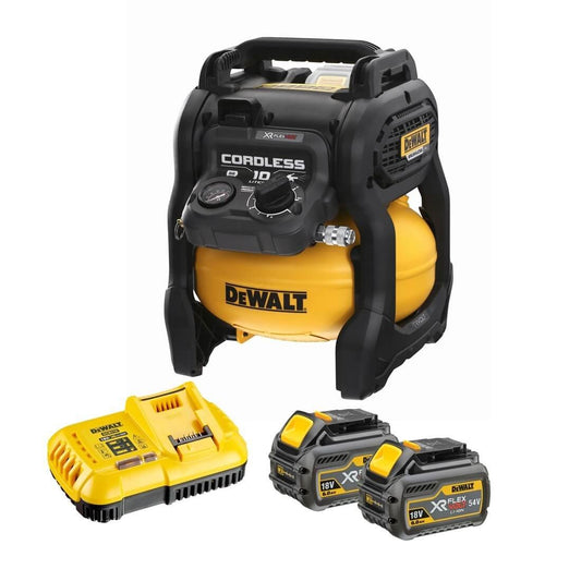 Compressor de ar Dewalt XR Flexvolt 54V 9,5L 0,4HP DCC1054T2