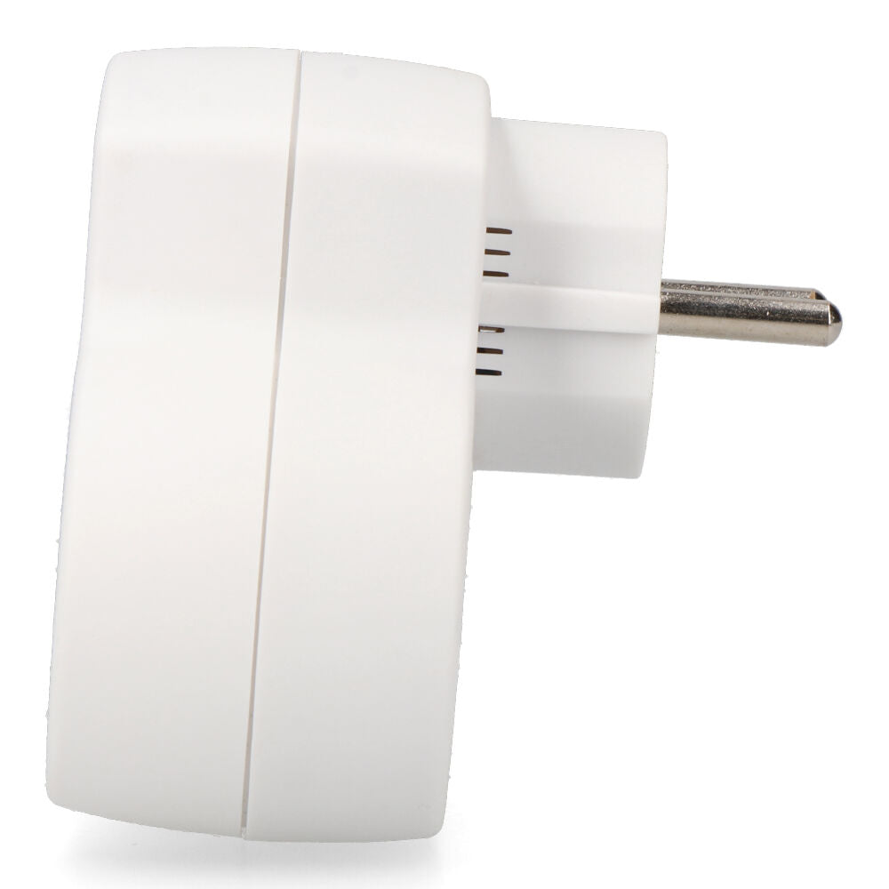 Adaptador com 2 tomadas 2P+T SCHUKO e 2 USB (A + C) EDM