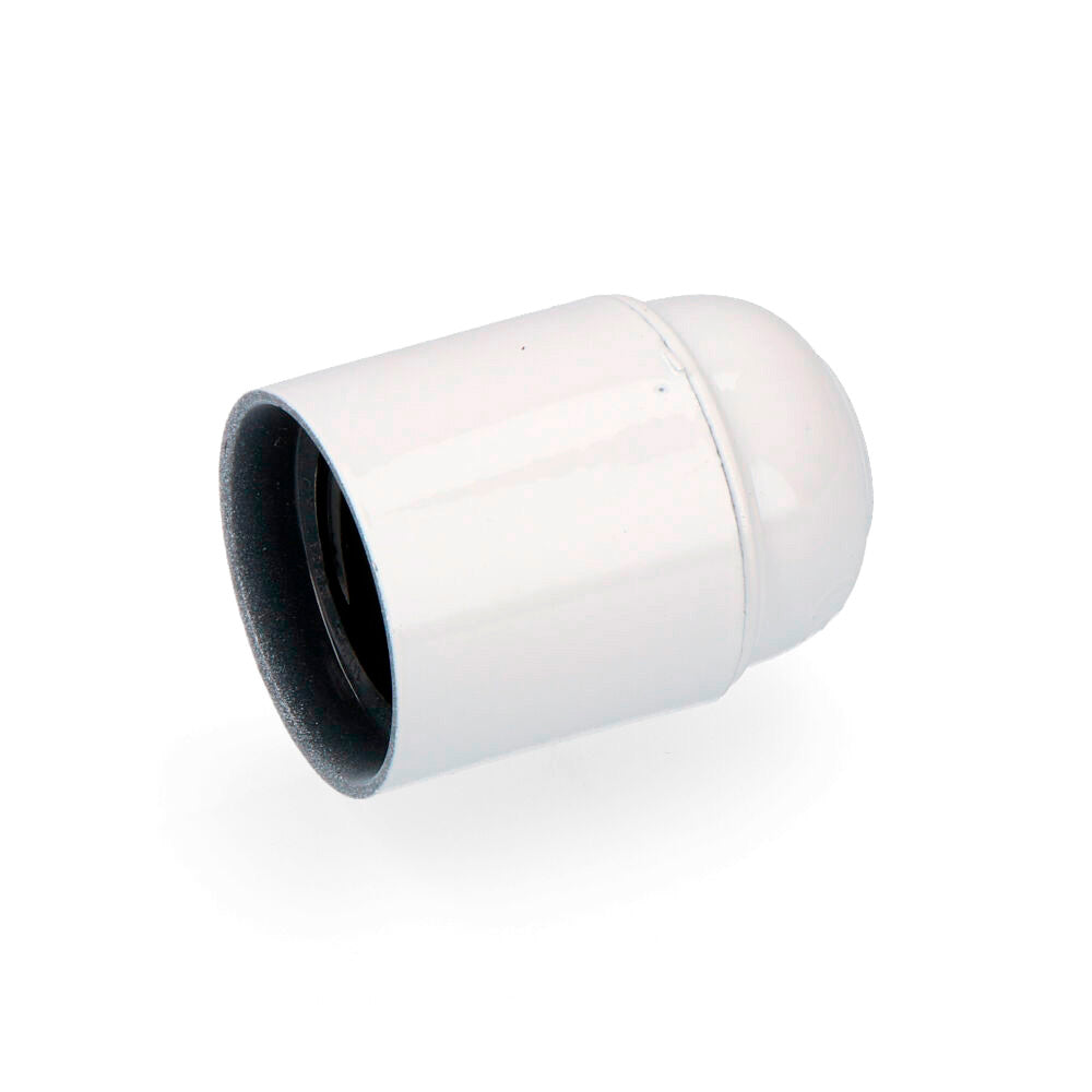 Casquilho de baquelite reforçado branco E-27 EDM