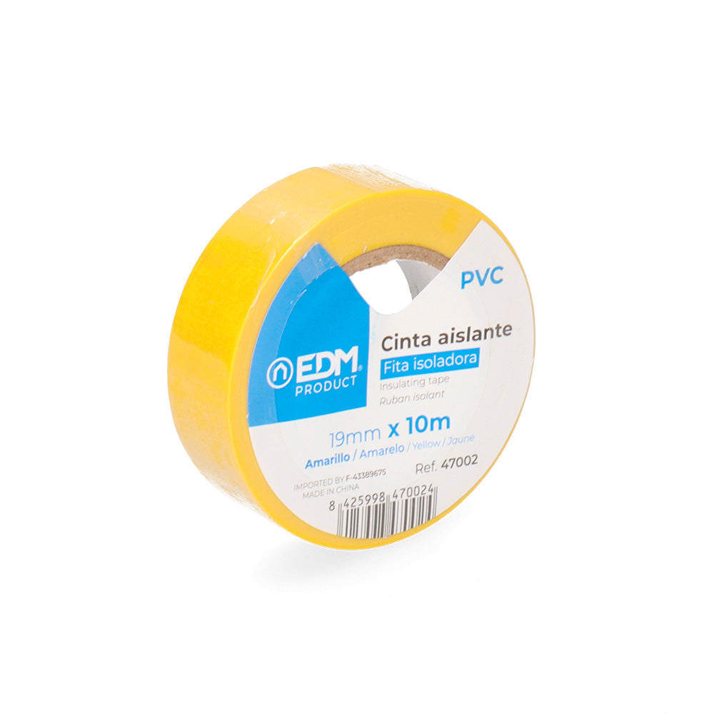 Fita isoladora de qualidade superior 19 mm x 10 m
