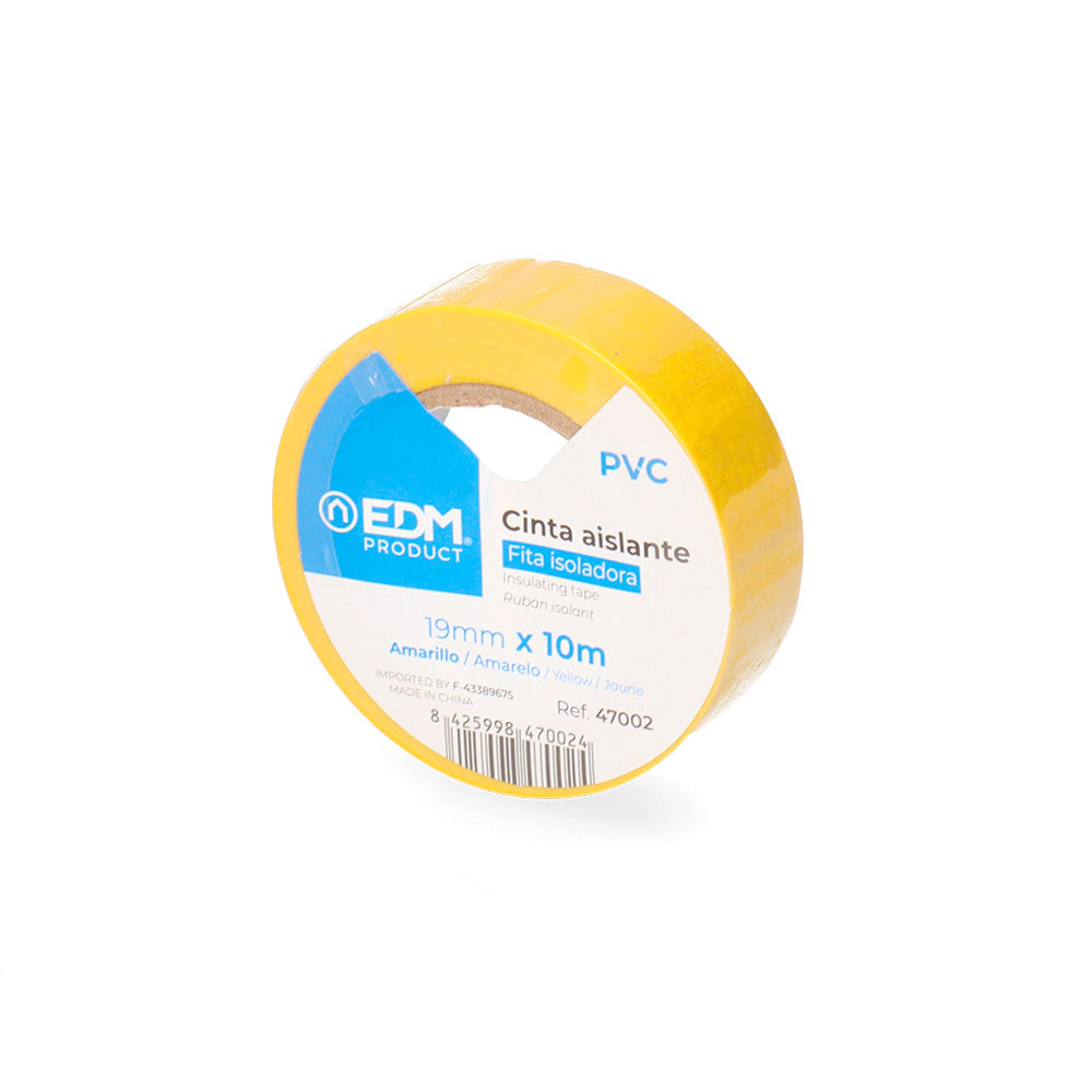 Fita isoladora de qualidade superior 19 mm x 10 m
