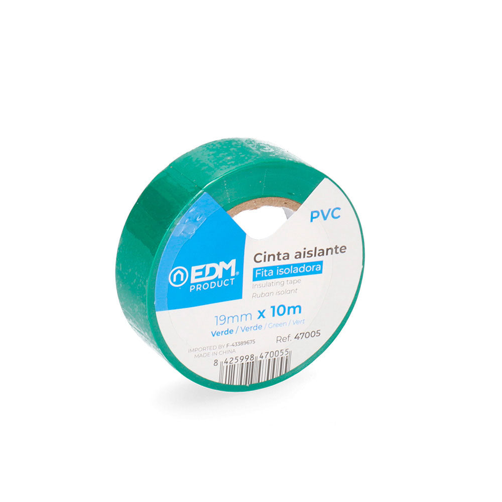 Fita isoladora de qualidade superior 19 mm x 10 m