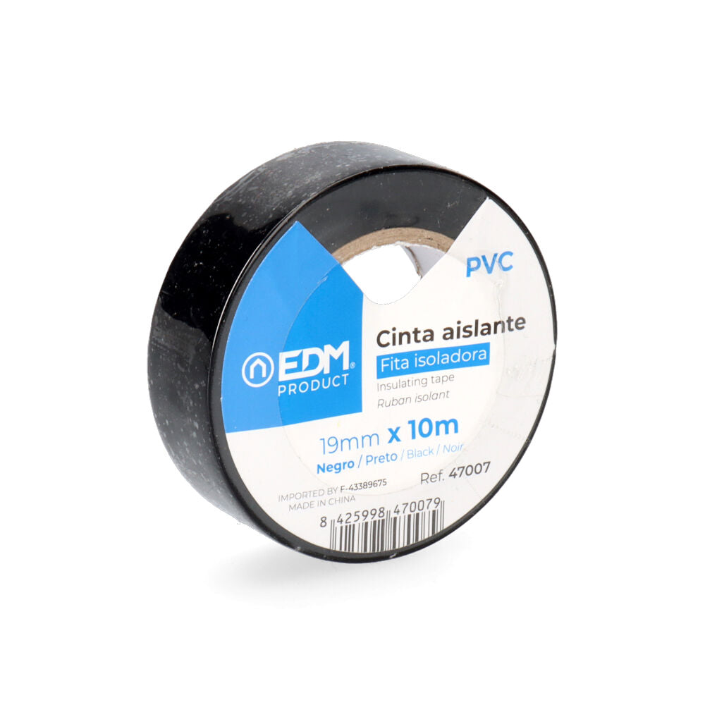 Fita isoladora de qualidade superior 19 mm x 10 m