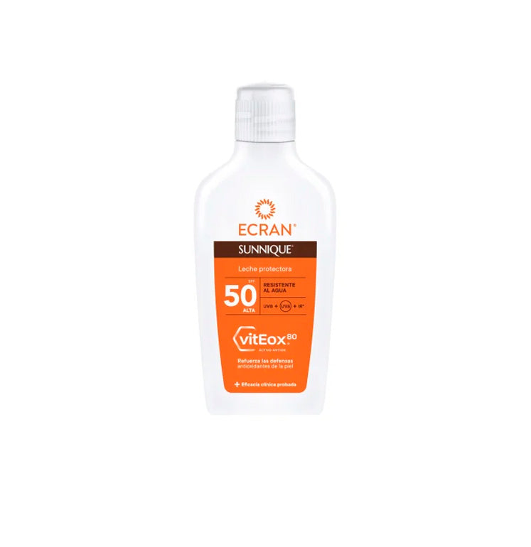 Leite protetor leve FPS 50 200 ml SUNNIQUE ECRAN