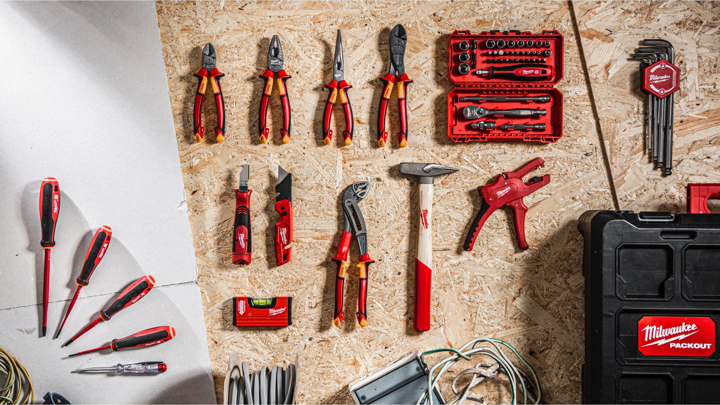 Conjunto para eletricista PACKOUT 62 peças Milwaukee