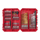 Estojo com 74 peças SHOCKWAVE Impact Duty Milwaukee