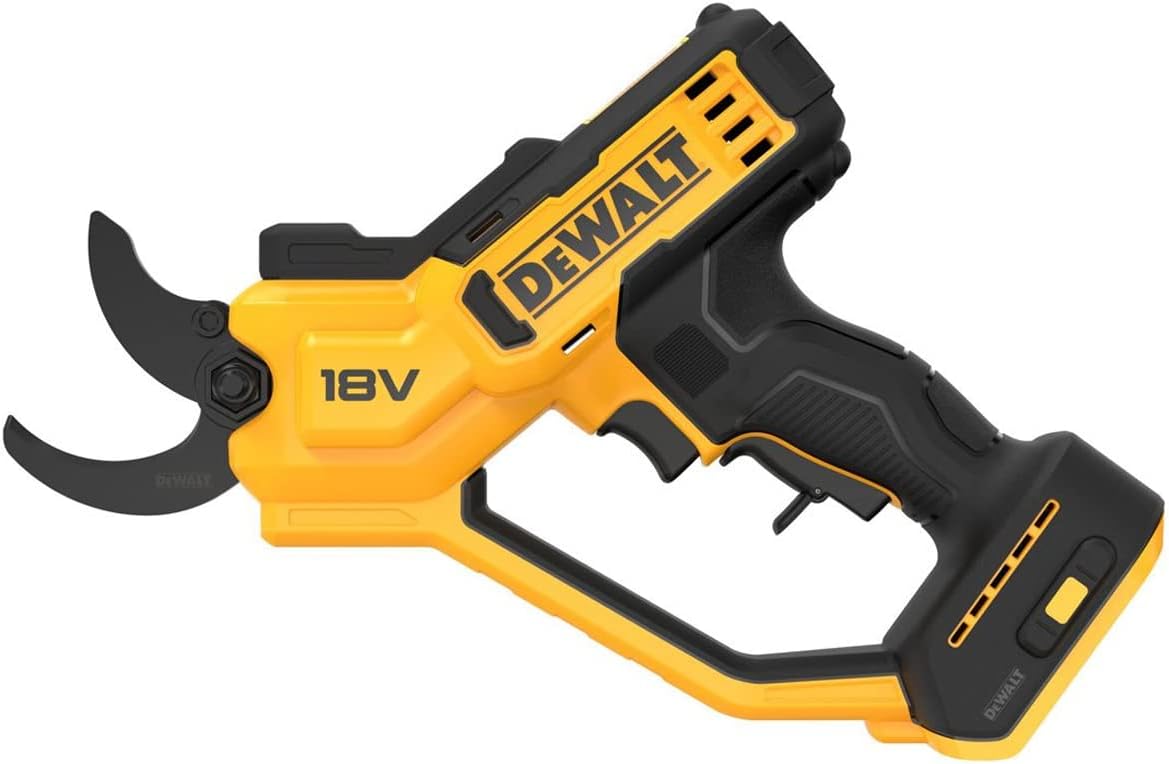 Tesoura de poda portátil Dewalt XR 18V ​​com bateria e carregador DCMPP568P1
