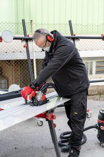 Cortadora circular a bateria para cerâmica de grande formato TC-125 G2 Energy Cas Rubi