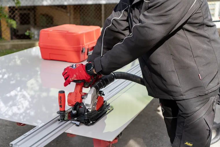 Cortadora circular a bateria para cerâmica de grande formato TC-125 G2 Energy Cas Rubi