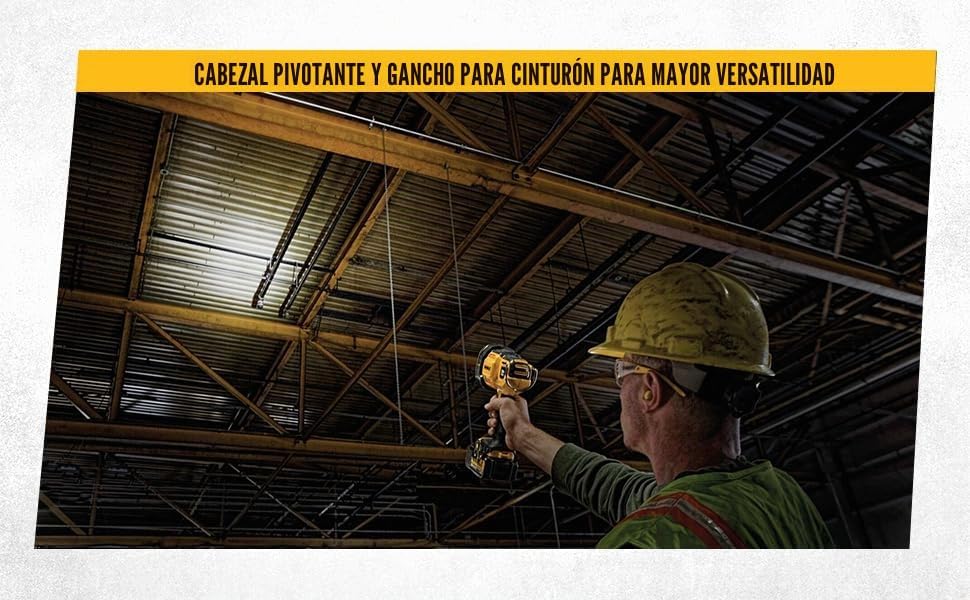 Lanterna de LED cabeça rotativa XR 18V Dewalt DCL040