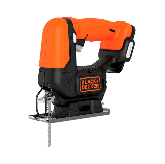 Serra tico-tico de 12V com lâmina para corte de madeira Black+Decker BDCJS12N
