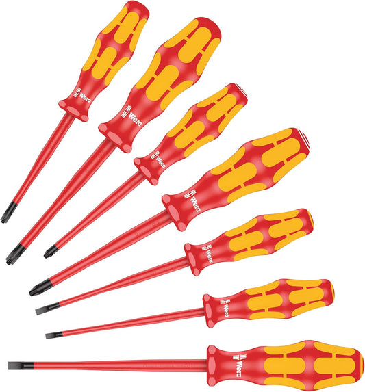 Conjunto de 7 chaves de fendas Kraftform Plus Série 100 160 iSS/7 Wera 135961
