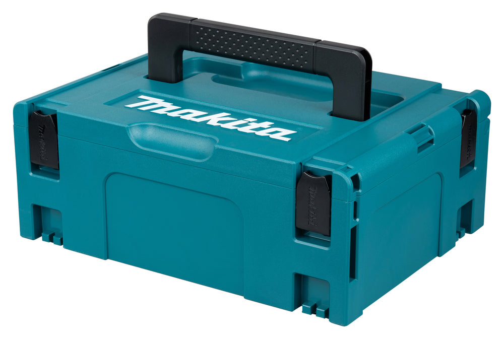 Kit combinado Makita DLX3093TJ 18V: Berbequim DHP4984 + Rebarbadora DGA513 + Martelo de impacto DHR202 + 3 baterias de 5Ah + Carregador + Mala de transporte
