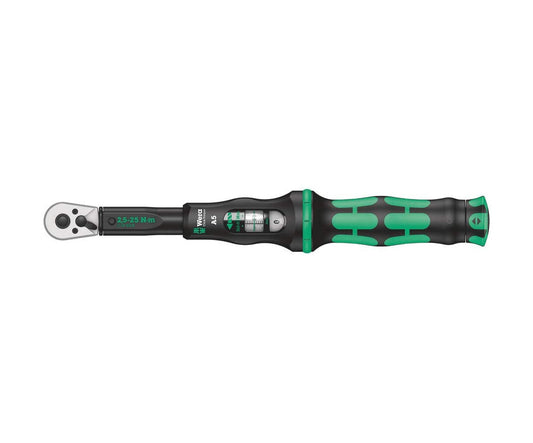 Chave dinamométrica com catraca reversível 2,5-25Nm Wera Click-Torque A 5 ref.075604