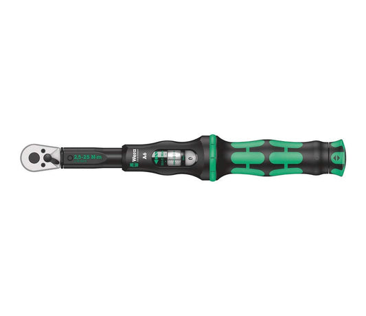 Chave dinamométrica com catraca reversível 2,5-25Nm Wera Click-Torque A 6 ref.075605