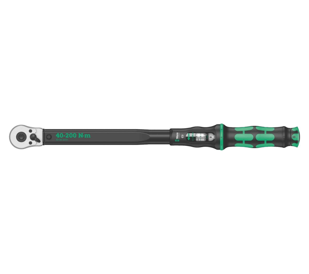 Chave dinamométrica com catraca reversível 40-200Nm Wera Click-Torque C 3 ref.075622