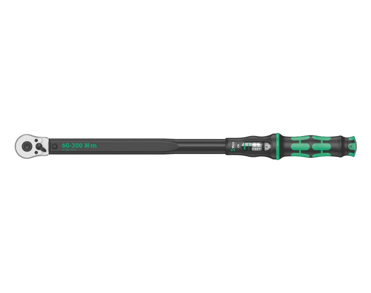 Chave dinamométrica com catraca reversível 60-300Nm Wera Click-Torque C 4 ref.075623