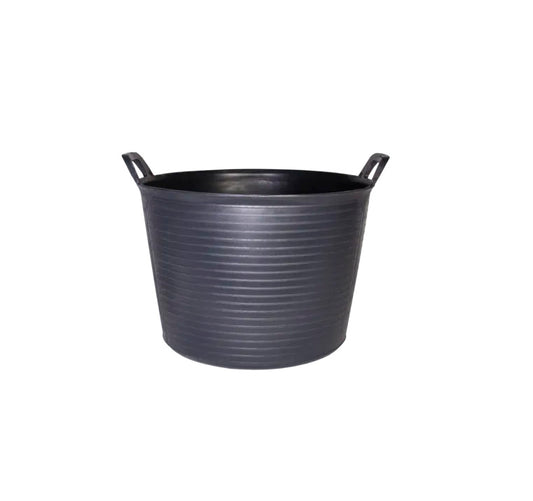 Alcofa de plástico preta Nº3 “FLEXTUB” 40L Rubi