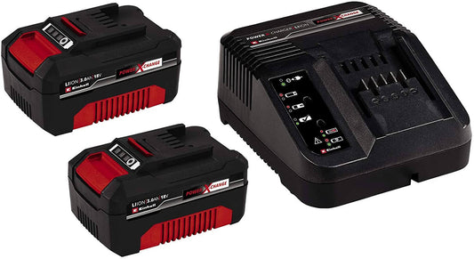 Conjunto de 2 baterias e carregador 18V 4,0Ah Einhell PXC Starter Kit 4512083