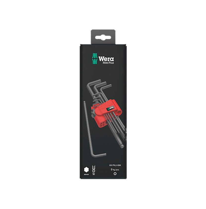 Jogo de 9 Chaves allen BlackLaser Wera 073596