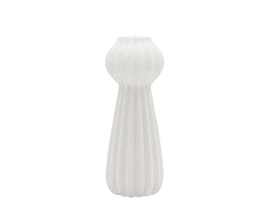 Vaso de cerâmica branco Kaduna 30 cm Andrea House