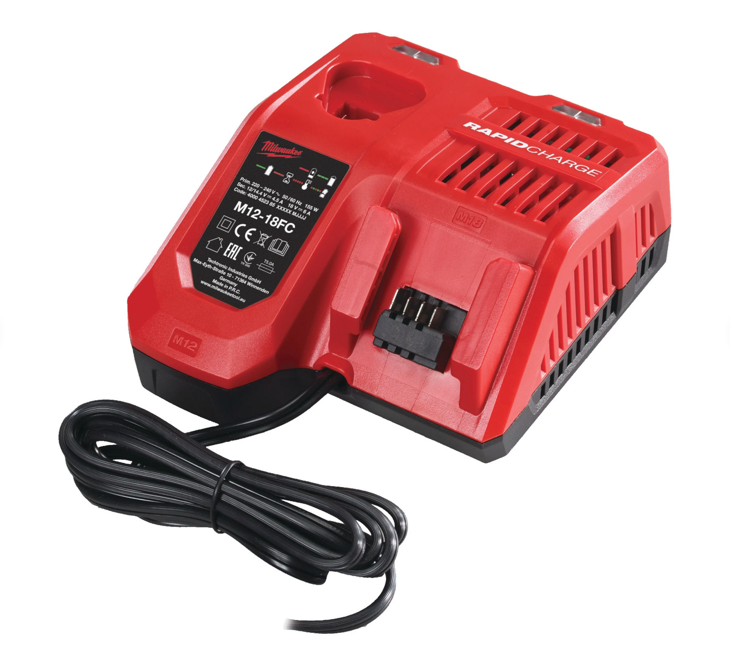 Powerpack 5 ferramentas + 2 baterias 5Ah + Carregador + Bolsa Milwaukee M18 BLCPP5A-502B