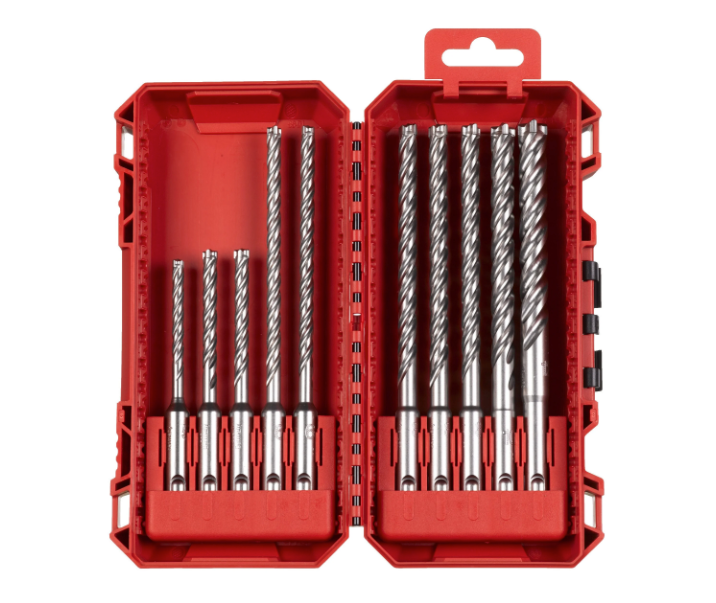 Conjunto de brocas SDS-PLUS MX4 10 pcs Milwaukee SDS-PLUS