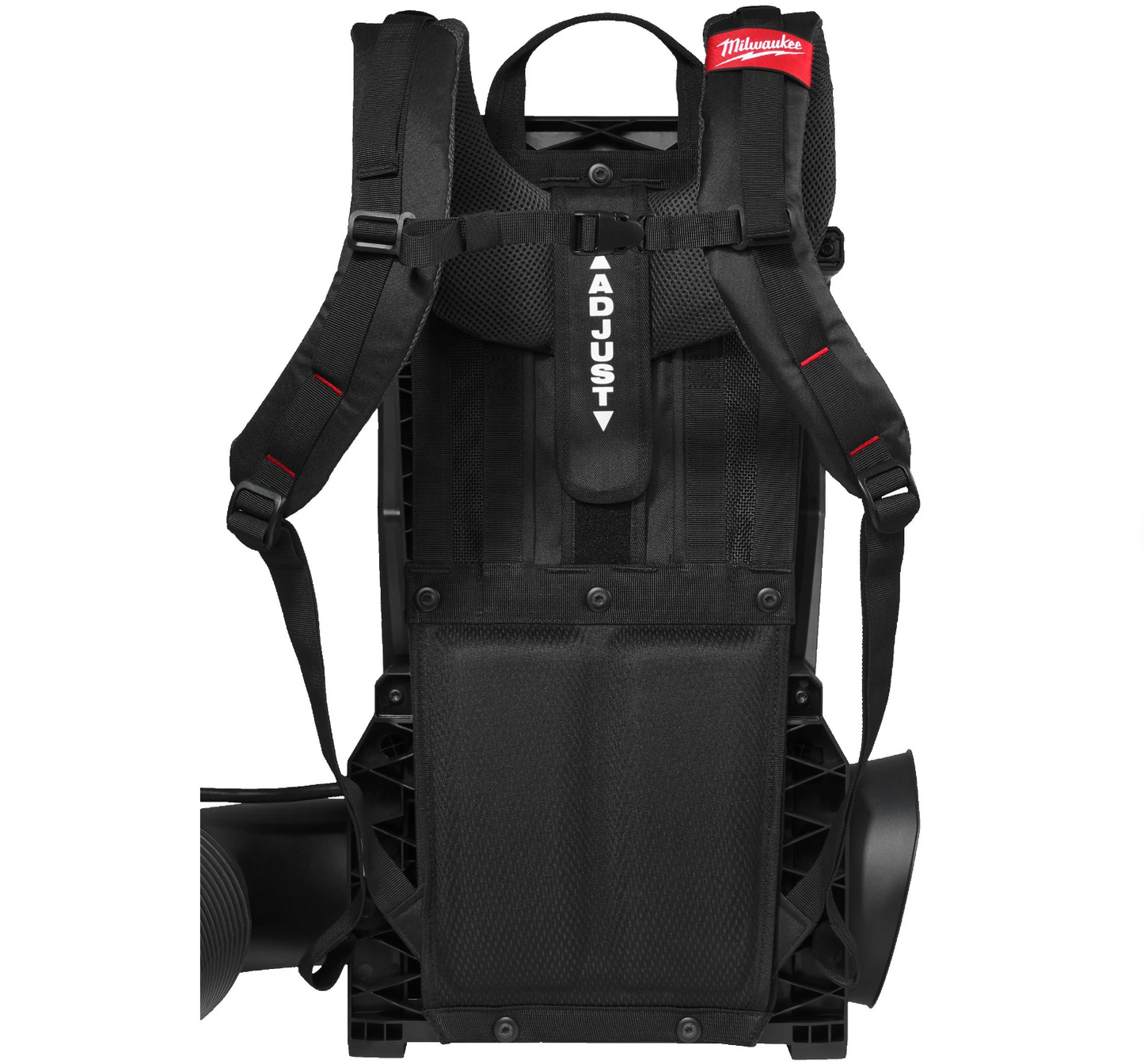 Ventilador de mochila de combustível M18 + 2bat + carregador multiporta Milwaukee M18 F2BPB-124