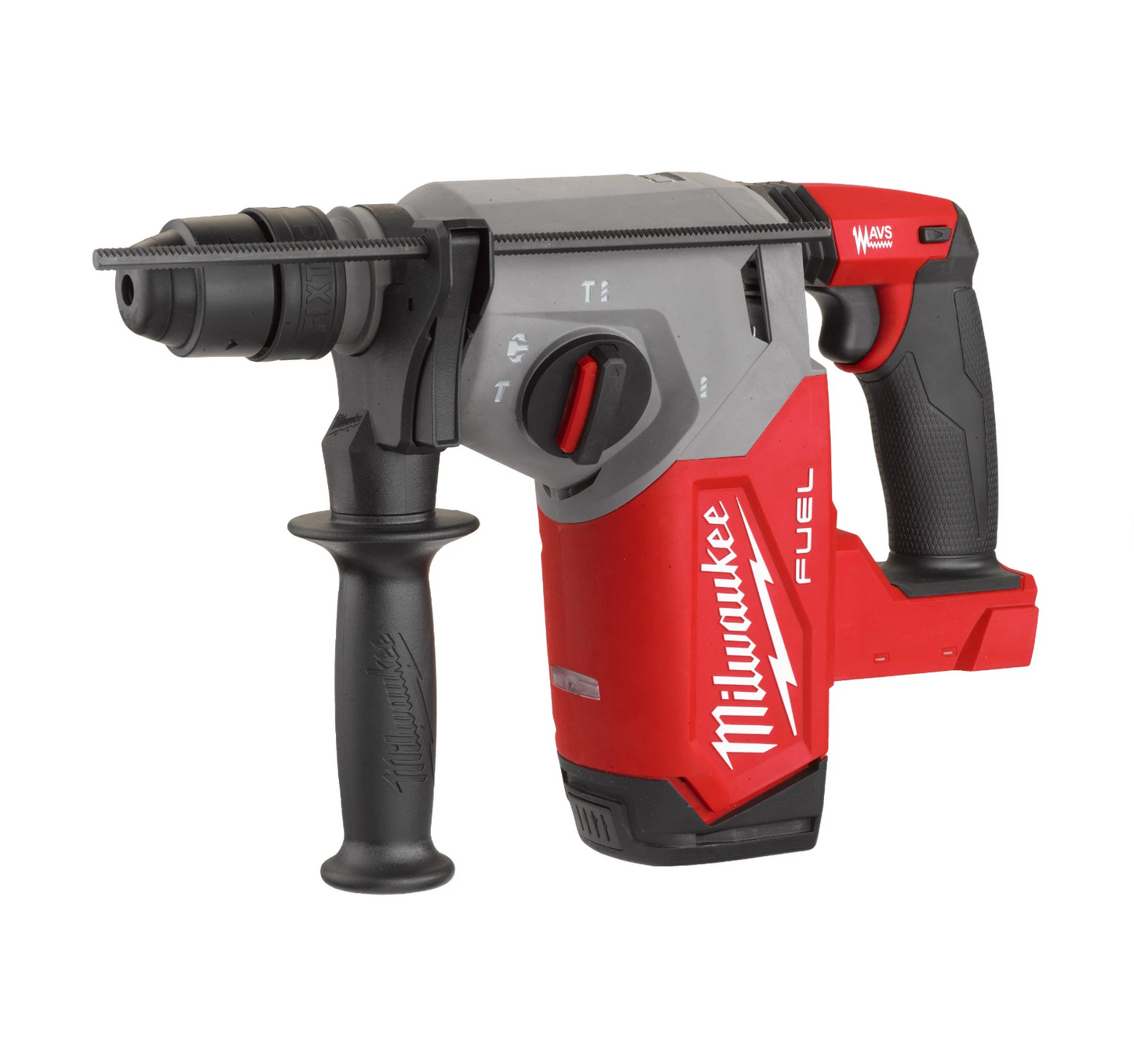 Martillo combinado SDS-Plus de 26mm con Fixtec 2,5J + 2bat 5.5Ah + Cargador + Maletín Milwaukee M18 FHX-552X