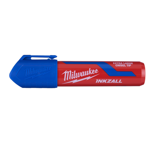 Caneta marcadora grossa INKZALL Milwaukee Azul XL