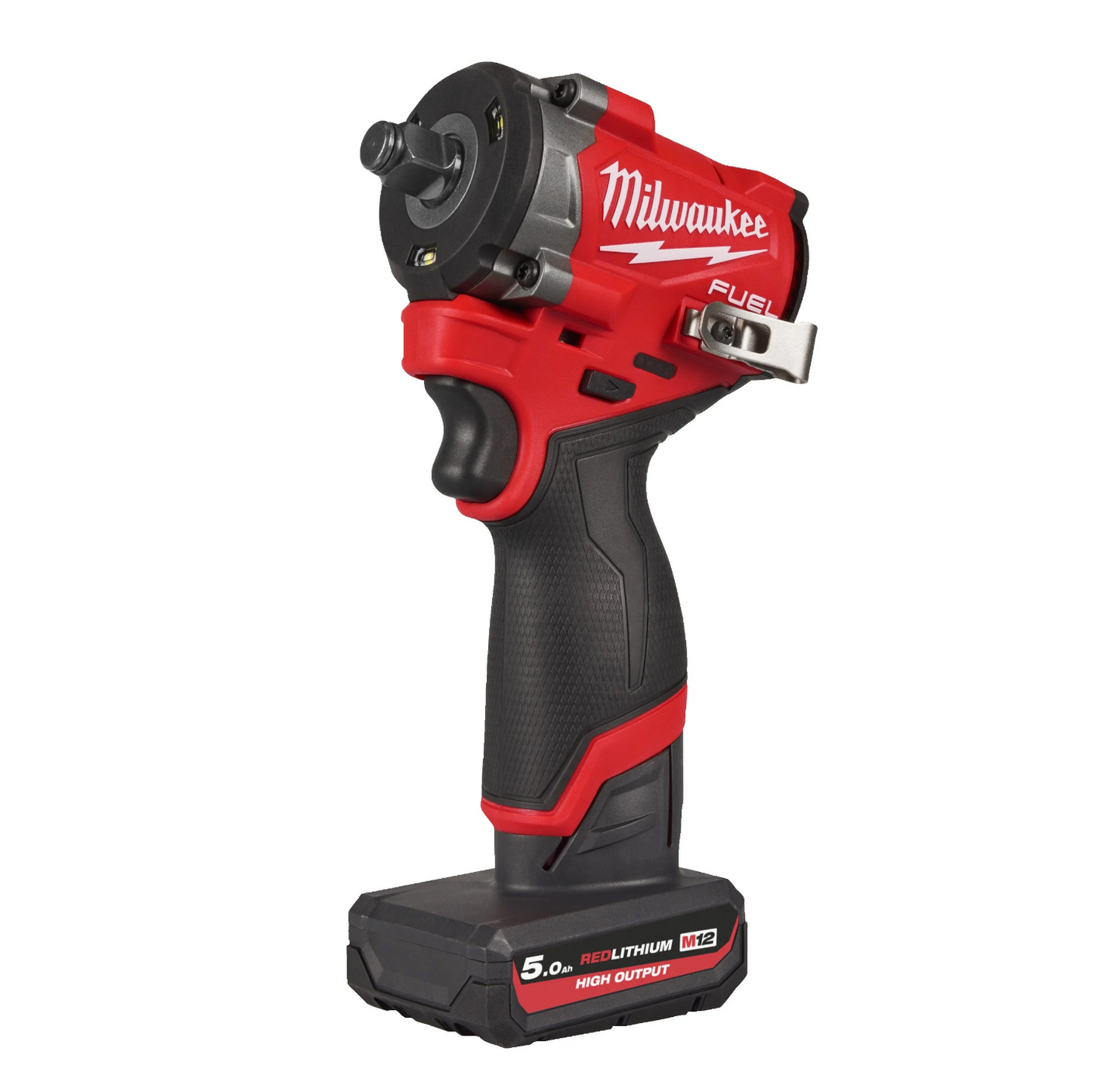 Chave de impacto M12 + 2bat 5.0Ah + carregador + mala de transporte Milwaukee M12 FCIWF12G3-502X